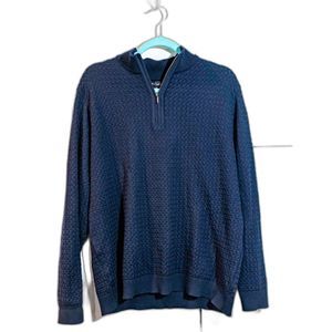 St Croix MADE IN USA Wool Quarter Zip Pullover Luxury Sweater
